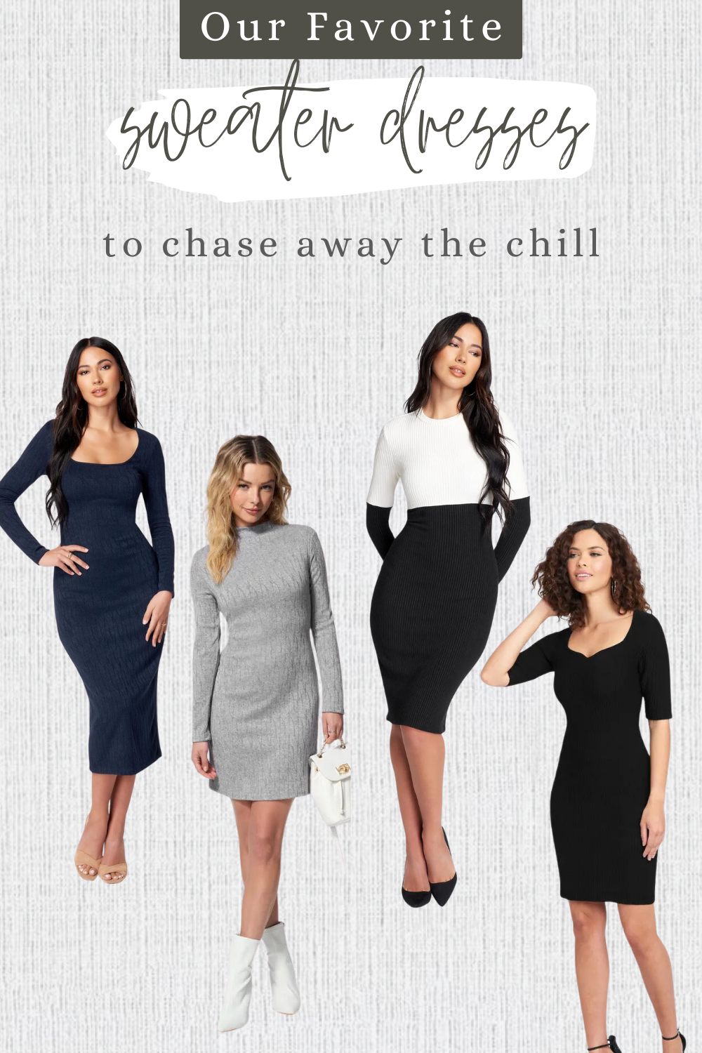 Sweater Dresses from Bebe