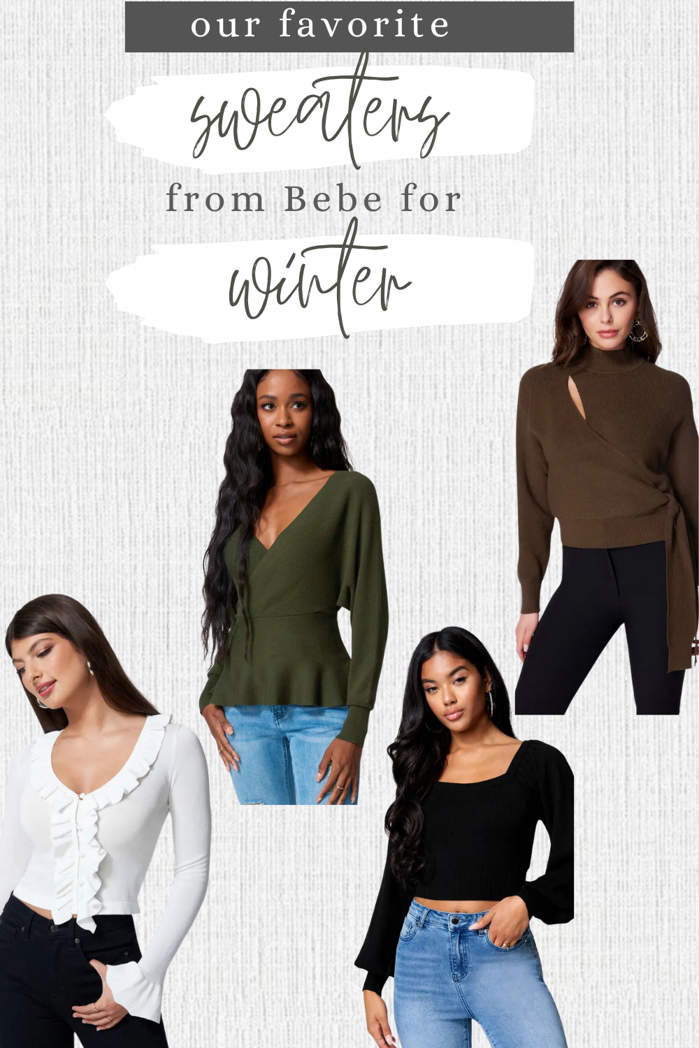 Sweaters from Bebe
